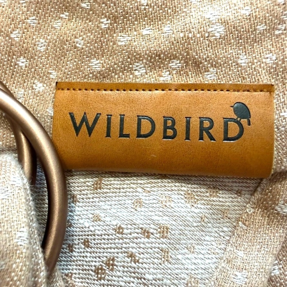WildBird Fawn Linen Ring Sling 74" Bronze Rings Carrier EUC